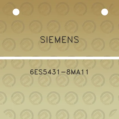 siemens-6es5431-8ma11