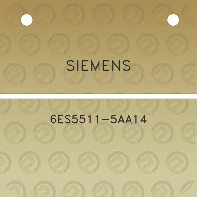 siemens-6es5511-5aa14