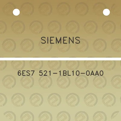 siemens-6es7-521-1bl10-0aa0