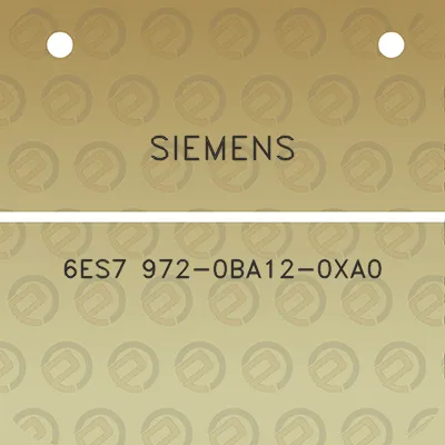 siemens-6es7-972-0ba12-0xa0