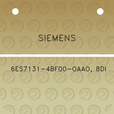 siemens-6es7131-4bf00-oaao-8di