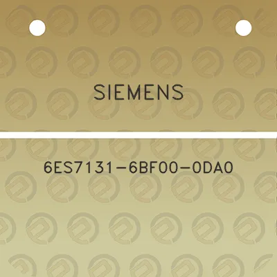 siemens-6es7131-6bf00-0da0