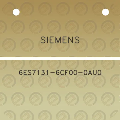 siemens-6es7131-6cf00-0au0