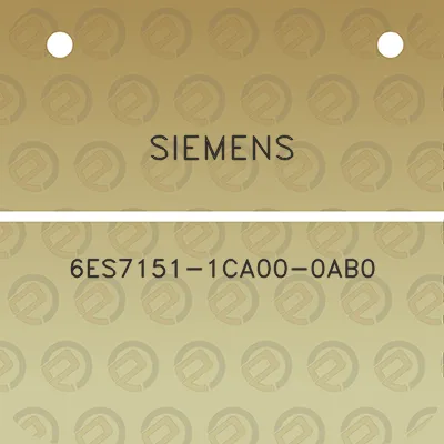 siemens-6es7151-1ca00-0ab0