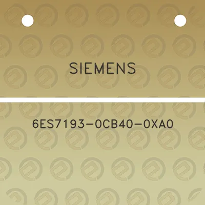 siemens-6es7193-0cb40-0xa0