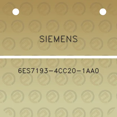 siemens-6es7193-4cc20-1aa0