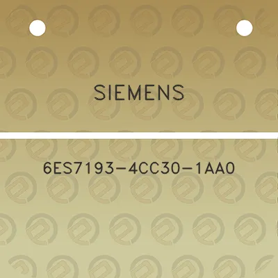 siemens-6es7193-4cc30-1aa0