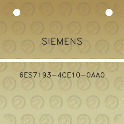 siemens-6es7193-4ce10-0aa0