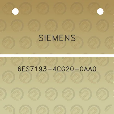 siemens-6es7193-4cg20-0aa0