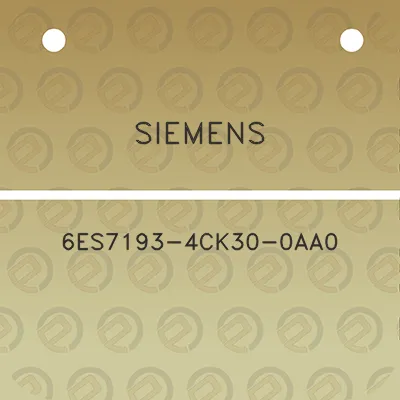 siemens-6es7193-4ck30-0aa0