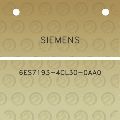 siemens-6es7193-4cl30-0aa0