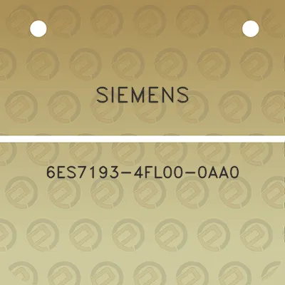 siemens-6es7193-4fl00-0aa0