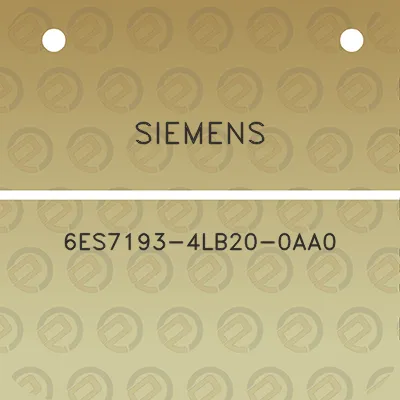 siemens-6es7193-4lb20-0aa0