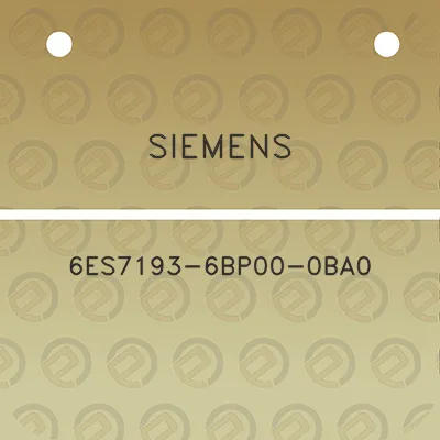 siemens-6es7193-6bp00-0ba0