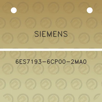 siemens-6es7193-6cp00-2ma0