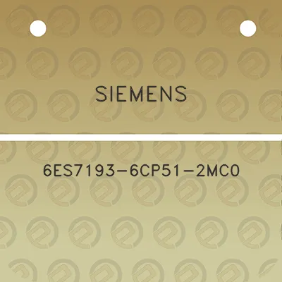 siemens-6es7193-6cp51-2mc0