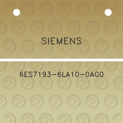 siemens-6es7193-6la10-0ag0