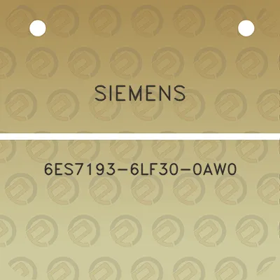 siemens-6es7193-6lf30-0aw0