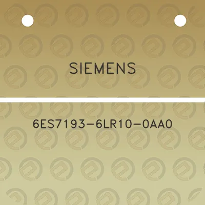 siemens-6es7193-6lr10-0aa0