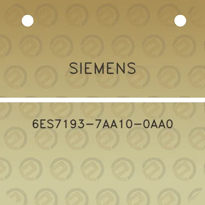 siemens-6es7193-7aa10-0aa0