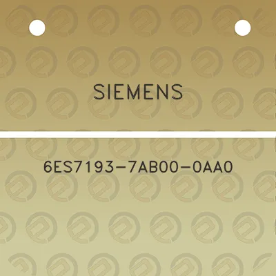 siemens-6es7193-7ab00-0aa0