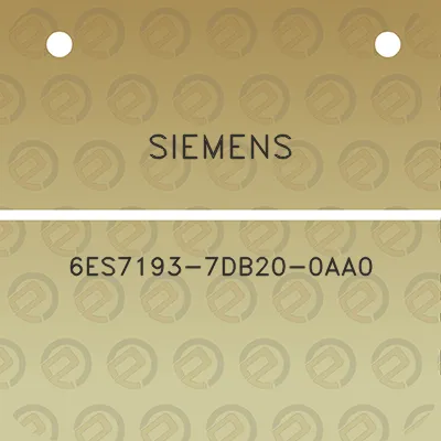 siemens-6es7193-7db20-0aa0