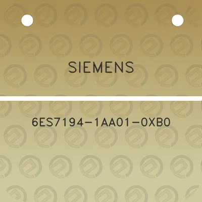 siemens-6es7194-1aa01-0xb0