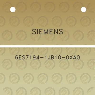 siemens-6es7194-1jb10-0xa0