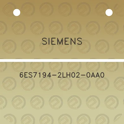 siemens-6es7194-2lh02-0aa0