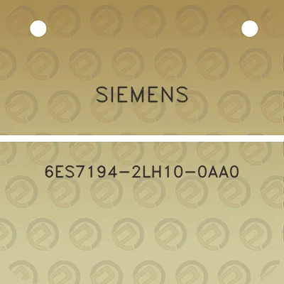 siemens-6es7194-2lh10-0aa0