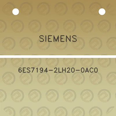 siemens-6es7194-2lh20-0ac0