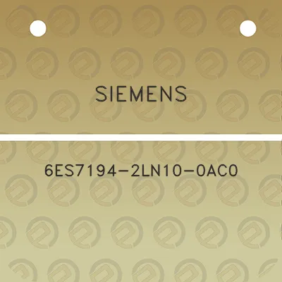 siemens-6es7194-2ln10-0ac0