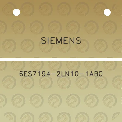 siemens-6es7194-2ln10-1ab0