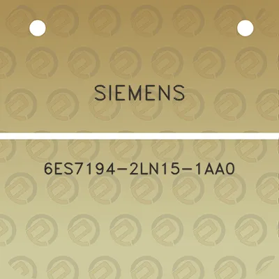 siemens-6es7194-2ln15-1aa0