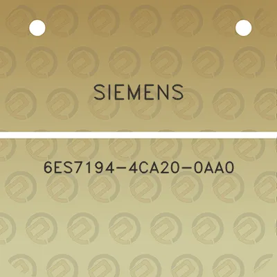 siemens-6es7194-4ca20-0aa0