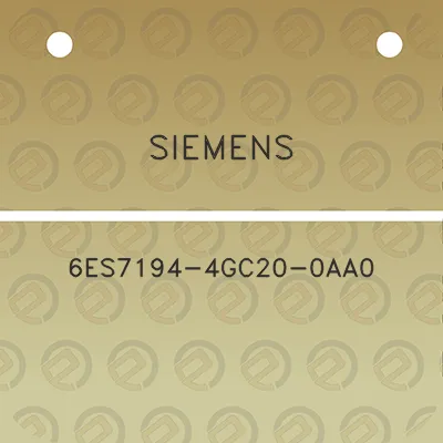 siemens-6es7194-4gc20-0aa0