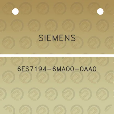 siemens-6es7194-6ma00-0aa0