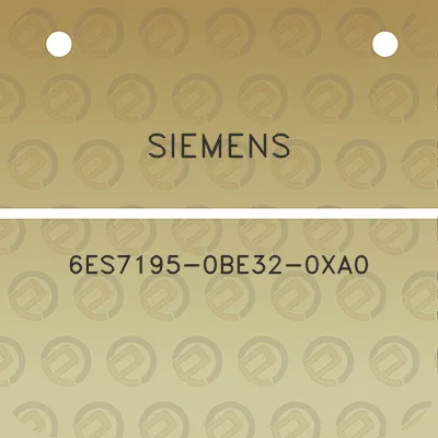 siemens-6es7195-0be32-0xa0