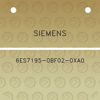 siemens-6es7195-0bf02-0xa0