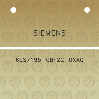 siemens-6es7195-0bf22-0xa0