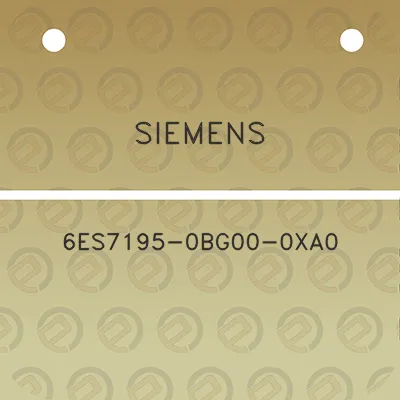 siemens-6es7195-0bg00-0xa0