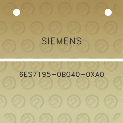 siemens-6es7195-0bg40-0xa0