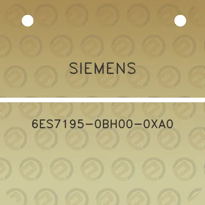 siemens-6es7195-0bh00-0xa0