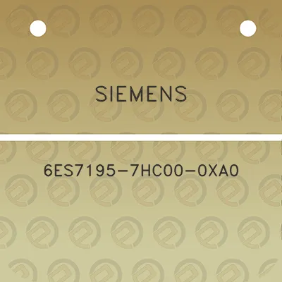 siemens-6es7195-7hc00-0xa0