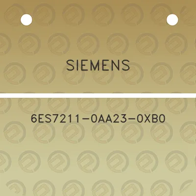 siemens-6es7211-0aa23-0xb0