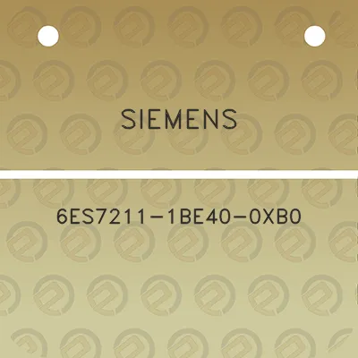 siemens-6es7211-1be40-0xb0