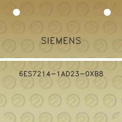 siemens-6es7214-1ad23-0xb8