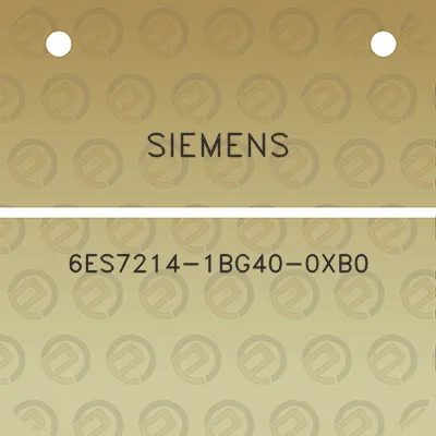 siemens-6es7214-1bg40-0xb0