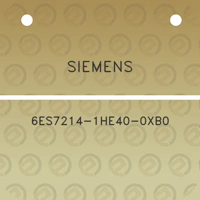 siemens-6es7214-1he40-0xb0