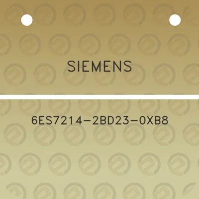 siemens-6es7214-2bd23-0xb8